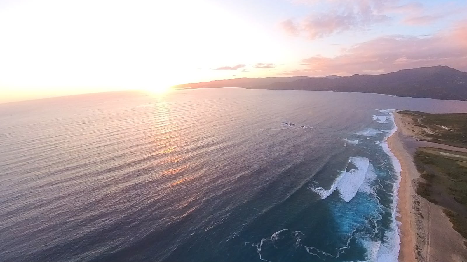 Coucher de soleil sur le Golfe de Propriano